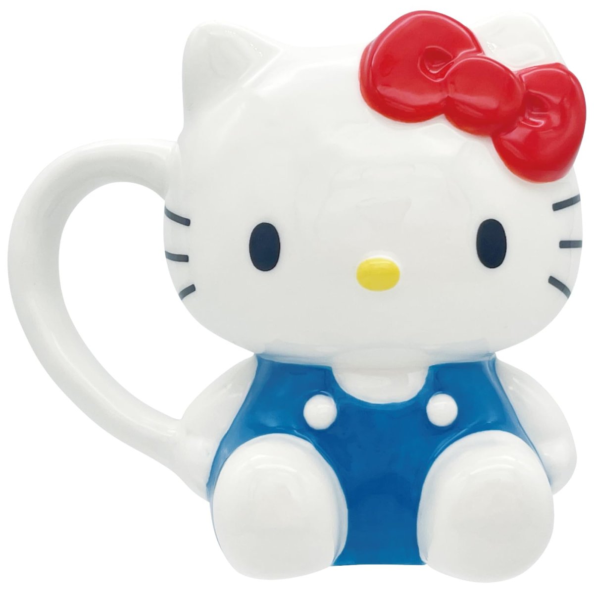 画像1: サンアート サンリオ （ＳＡＮＲＩＯ） ハローキティ マグカップ ３Ｄ 立体 ダイカット 約２３０ｍｌ レトロ グッズ 雑貨 食器 誕生日プレゼント 女性 子供 ＳＡＮ５０９０ (1)