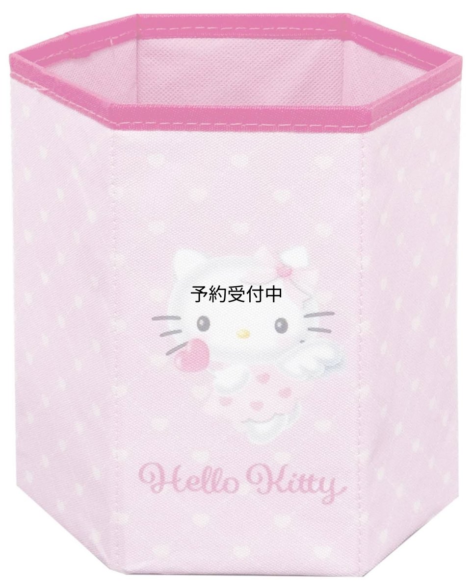 画像1: サンリオキャラクターズ 折り畳み収納BOX ハローキティ (1)