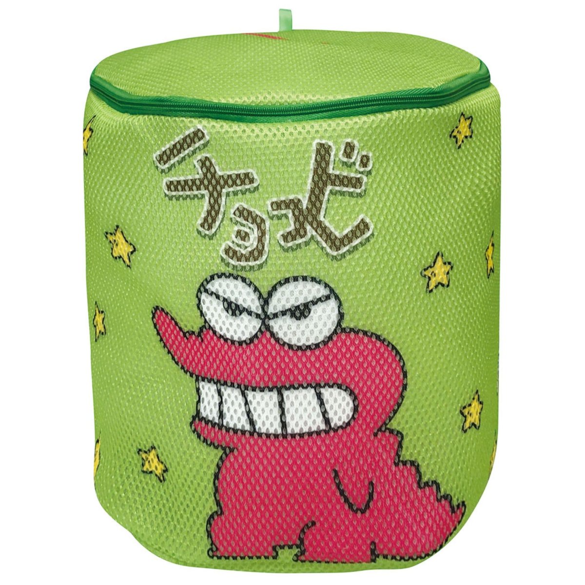 画像1: クレヨンしんちゃん ランドリーポーチ グリーン (1)