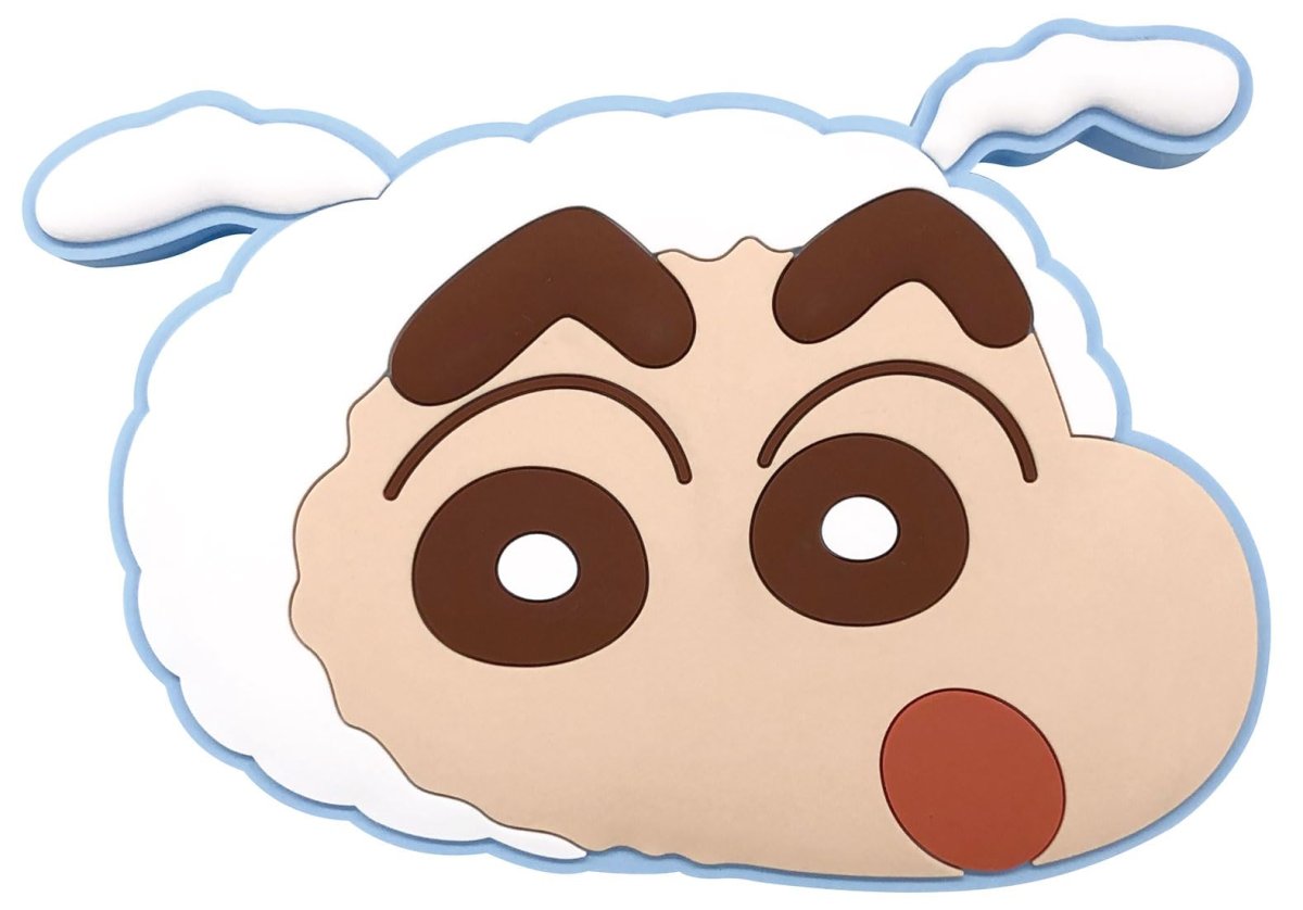 画像1: クレヨンしんちゃん ラバーミラー シロしんちゃん (1)