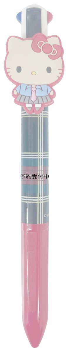 画像1: サンリオキャラクターズ マスコット付き4色ボールペン ネクタイ (1)
