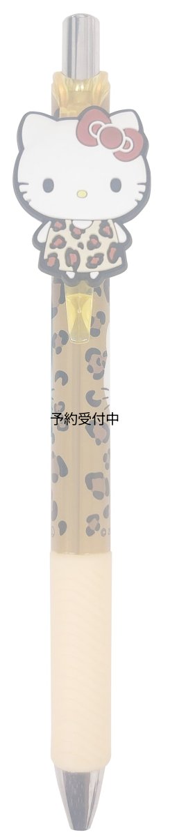 画像1: サンリオキャラクターズ マスコット付きゲルペン レオパード (1)
