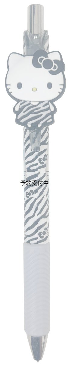 画像1: サンリオキャラクターズ マスコット付きゲルペン ゼブラ (1)