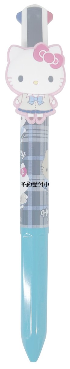 画像1: サンリオキャラクターズ マスコット付き4色ボールペン シナモロール (1)
