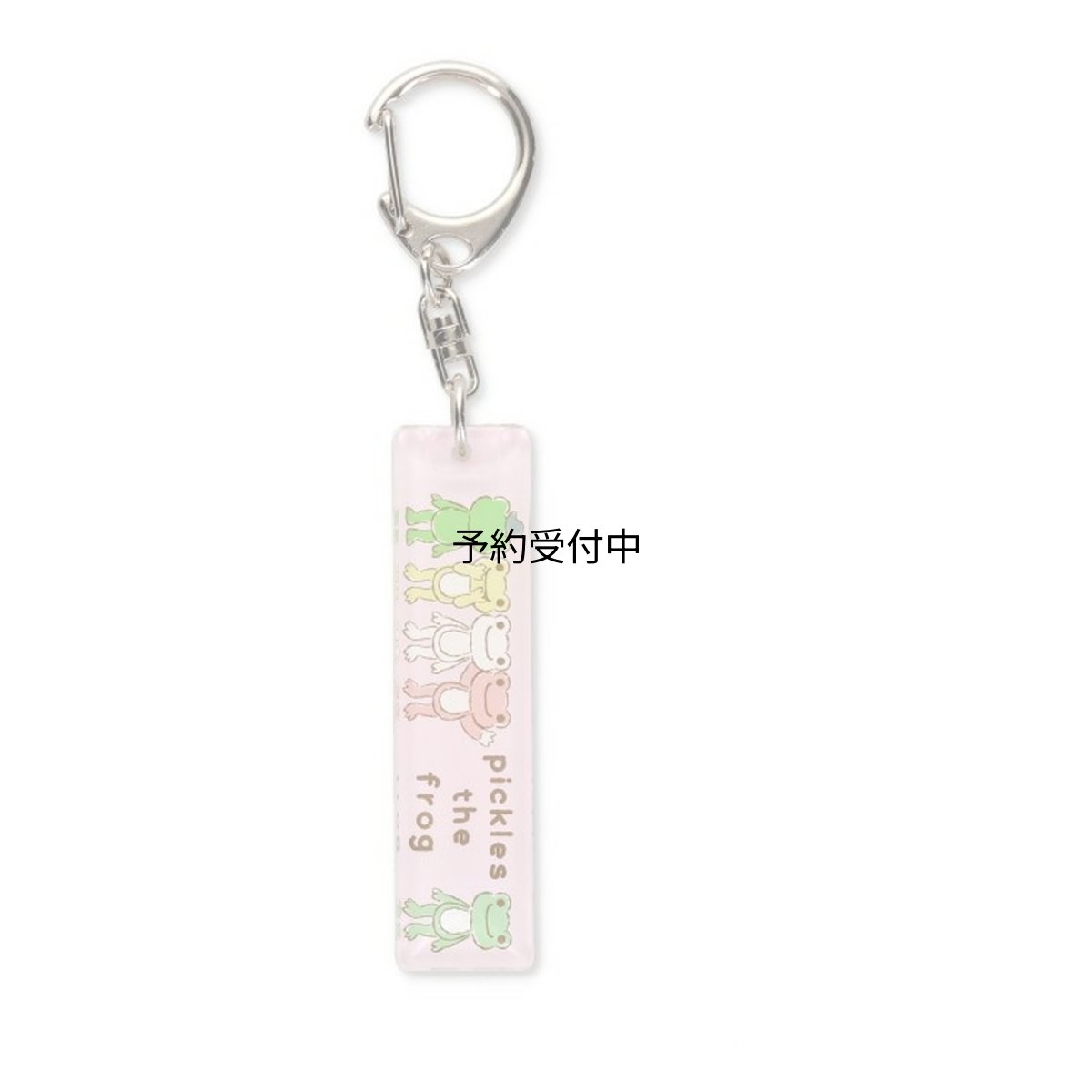 画像1: 牛久保工芸社 かえるのピクルス スティックキーホルダー ならんでピクルス ＰＫ?０４４ Ｈ６×Ｗ１．５×Ｄ０．８ｃｍ (1)