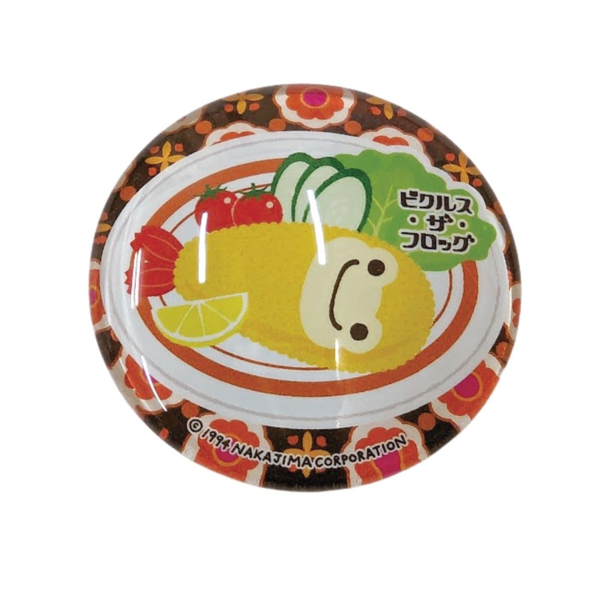 画像1: 牛久保工芸社 かえるのピクルス ガラス マグネット 純喫茶エビフライ 約Ｈ６０×１５ｍｍ ＰＫ?０５４ (1)