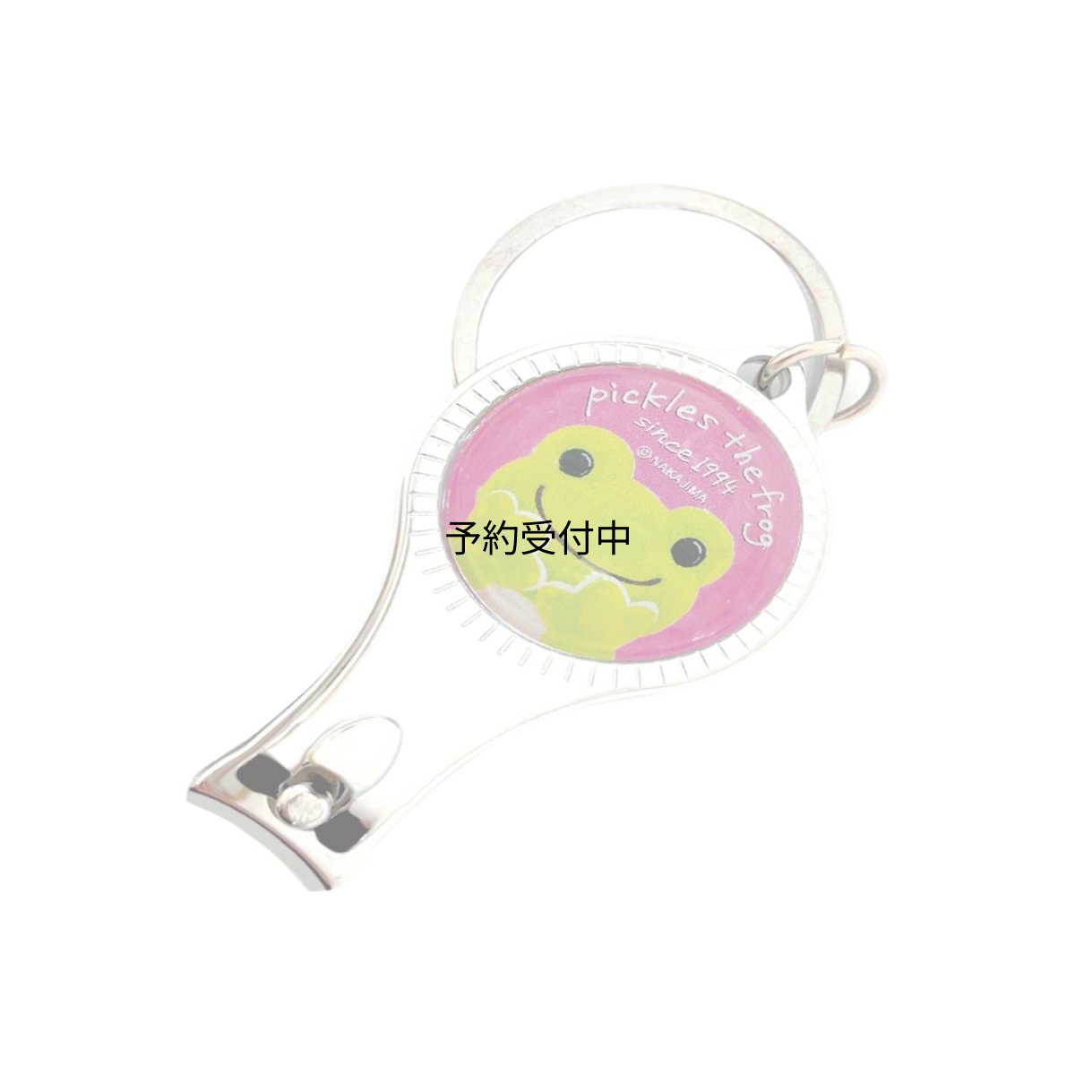 画像1: 牛久保工芸社 かえるのピクルス ガラス ドーム 爪切り 栓抜き ＰｕｆｆｙＧｒｅｅｎ ピンク 幅３ｃｍ×奥行１．５ｃｍ×高さ５．５ｃｍ ＰＫ?０６１ (1)
