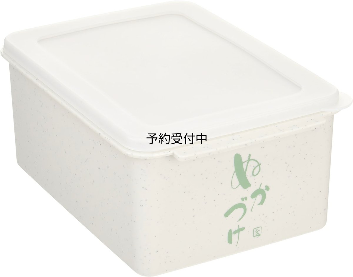 画像1: スケーター（Ｓｋａｔｅｒ） ぬか漬け 容器 日本製 水取り器付き べったら漬け みそ漬け 冷蔵庫保存 ＭＴＨ１ ホワイト (1)