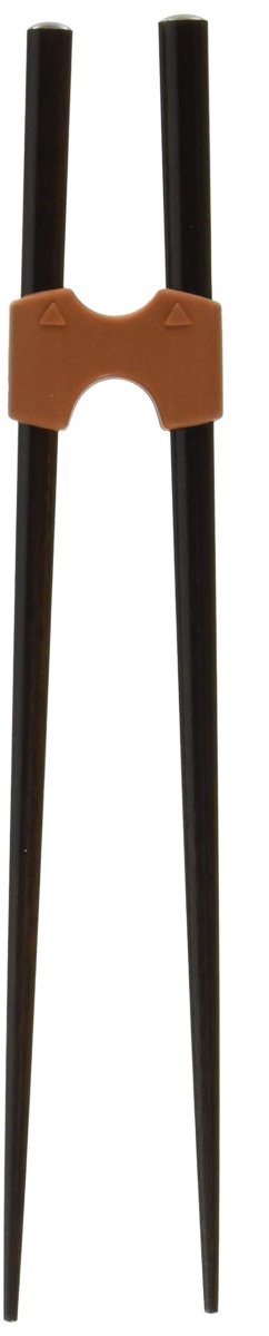 画像1: スケーター（Ｓｋａｔｅｒ） ジョイント 箸 木箸 ２１ｃｍ シリコンジョイント付 サポート箸 介護用 ＡＷＳＰ４５ (1)
