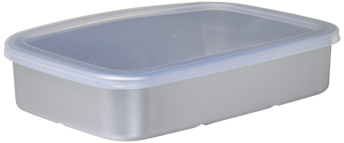画像1: スケーター（Ｓｋａｔｅｒ） アルミ 急速 冷凍 保存容器 Ｌ １２００ｍｌ ナチュラル 日本製 ＡＫＨ４?Ａ (1)