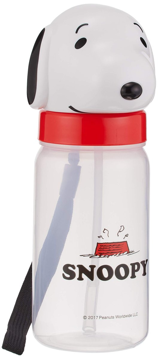 画像1: スケーター（Ｓｋａｔｅｒ） ダイカット ストロー式 水筒 スヌーピー ３５０ｍｌ ＰＢＳ３ＳＴＤ (1)