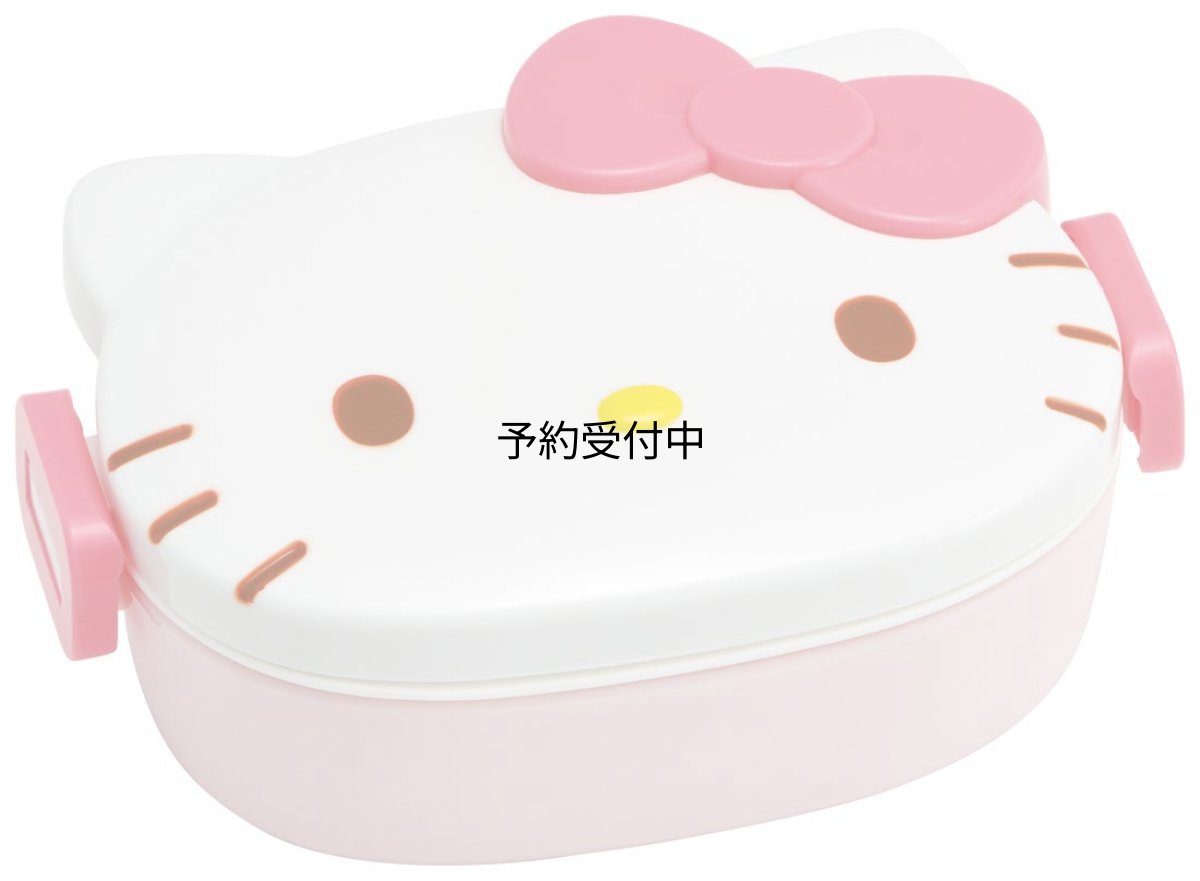 画像1: スケーター （ｓｋａｔｅｒ） ダイカット ランチボックス ３６０ｍｌ 弁当箱 ハローキティ きらきら ドール サンリオ ＱＡＤ４ (1)