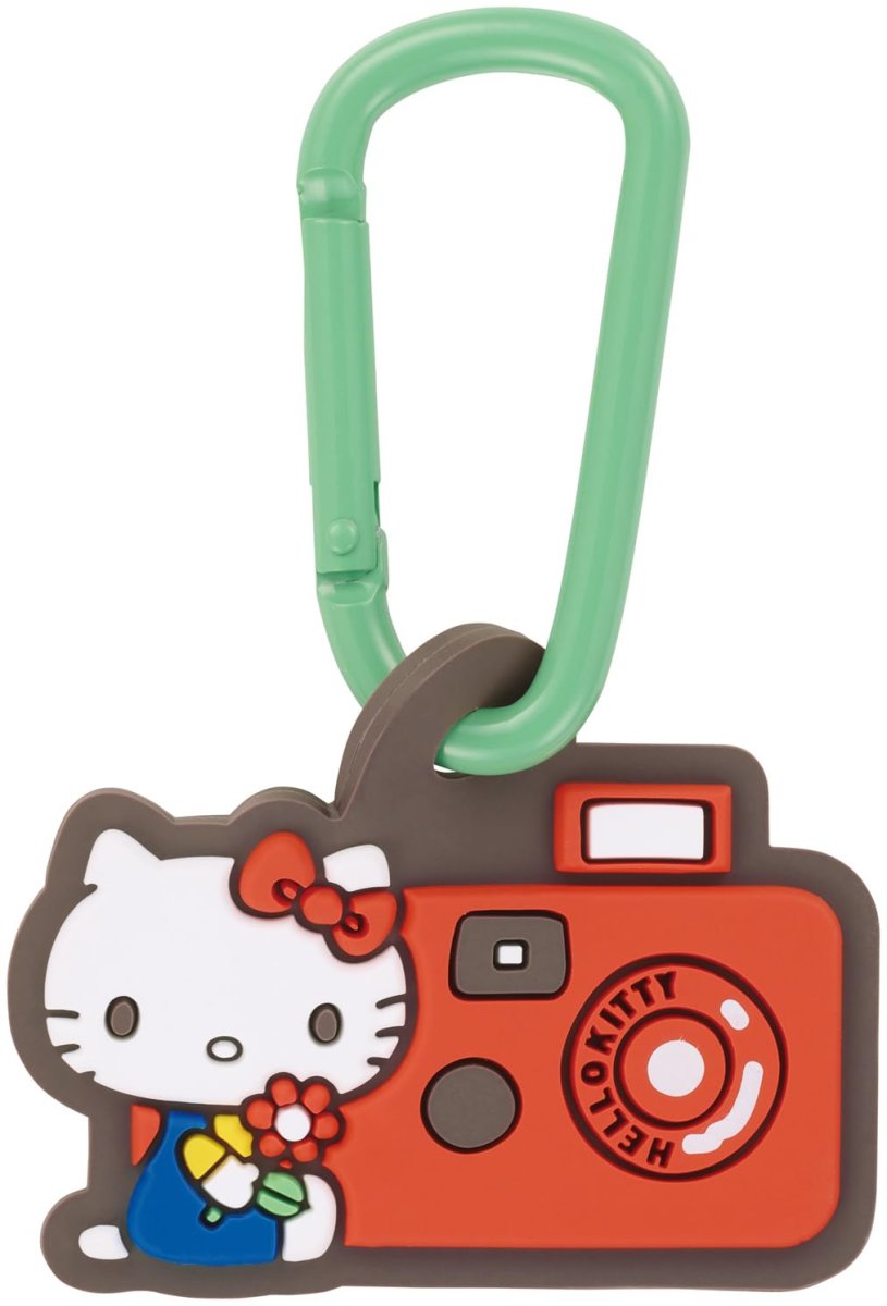 画像1: スケーター（Ｓｋａｔｅｒ） ラバーマスコット付き カラビナ サンリオ ハローキティ レトロ カメラ 女の子 ＺＥＬＫ１?Ａ (1)