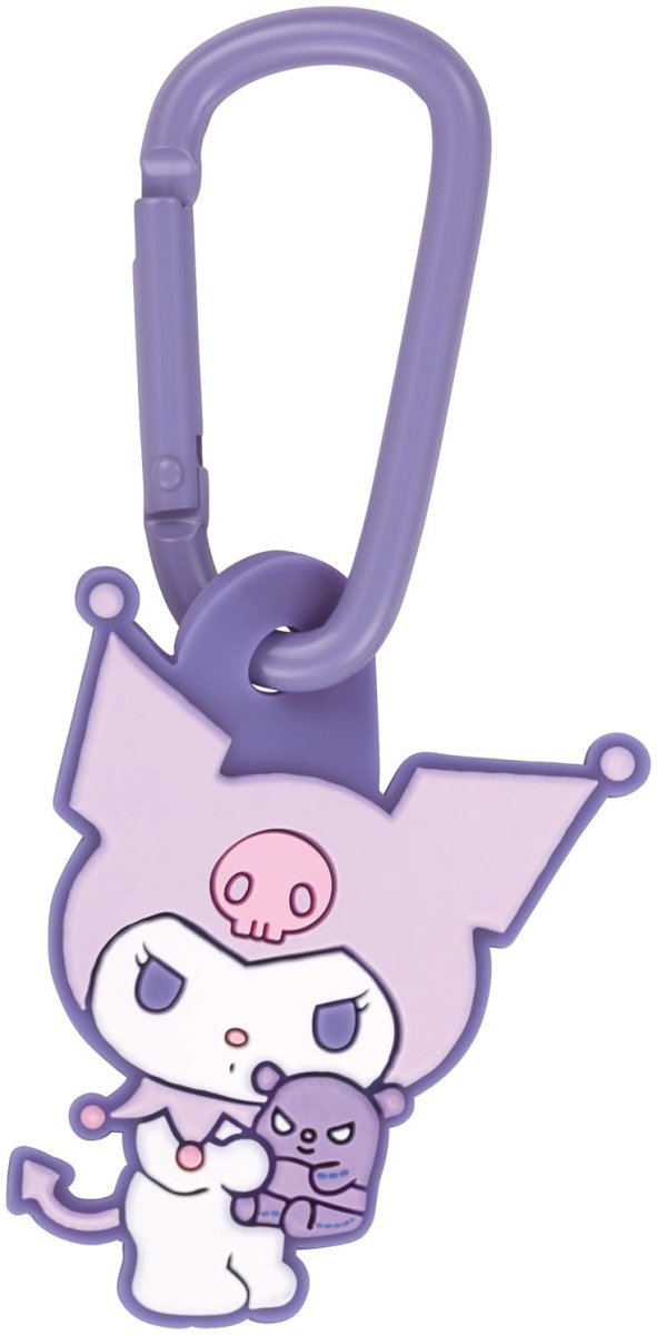 画像1: スケーター（Ｓｋａｔｅｒ） ラバーマスコット付き カラビナ サンリオ クロミ ぬいぐるみ 女の子 ＺＥＬＫ１?Ａ (1)