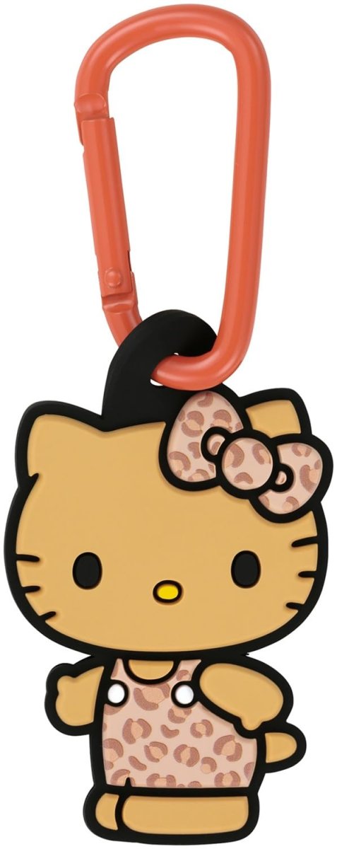 画像1: スケーター（Ｓｋａｔｅｒ） ラバーマスコット付き カラビナサンリオ ハローキティ ヒョウ柄 （日焼け） ＺＥＬＫ１?Ａ (1)