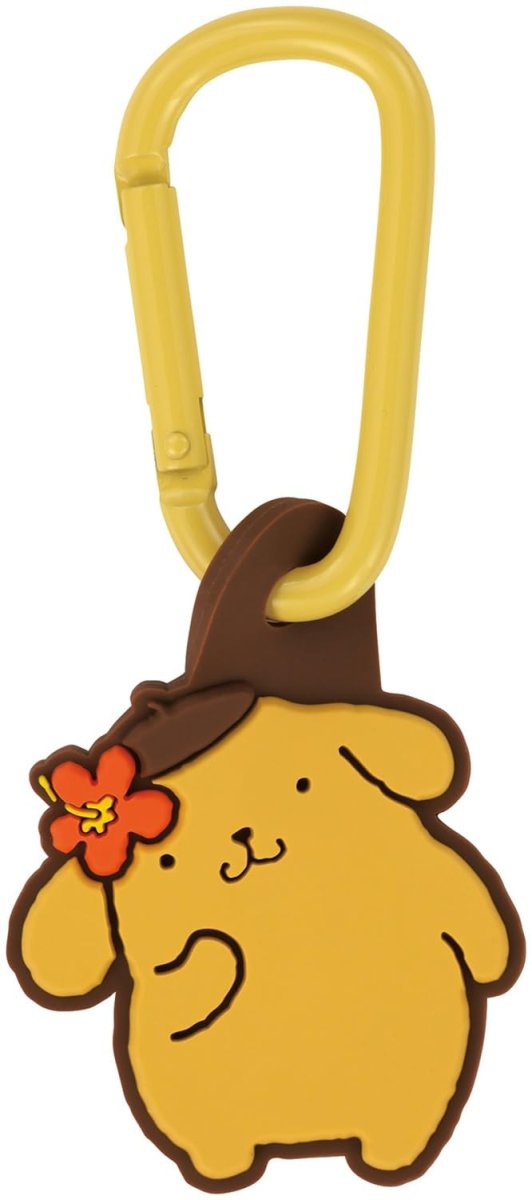 画像1: スケーター（Ｓｋａｔｅｒ） ラバーマスコット付き カラビナサンリオ ポムポムプリン 日焼け ＺＥＬＫ１?Ａ (1)