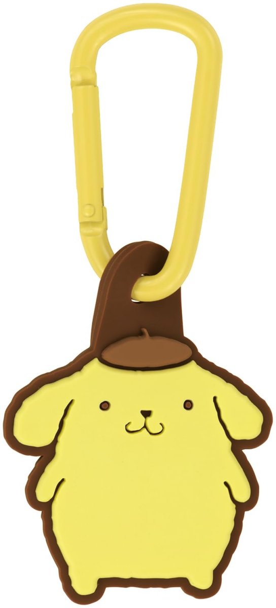 画像1: スケーター（Ｓｋａｔｅｒ） ラバーマスコット付き カラビナ サンリオ ポムポムプリン スタンダード 女の子 ＺＥＬＫ１?Ａ (1)