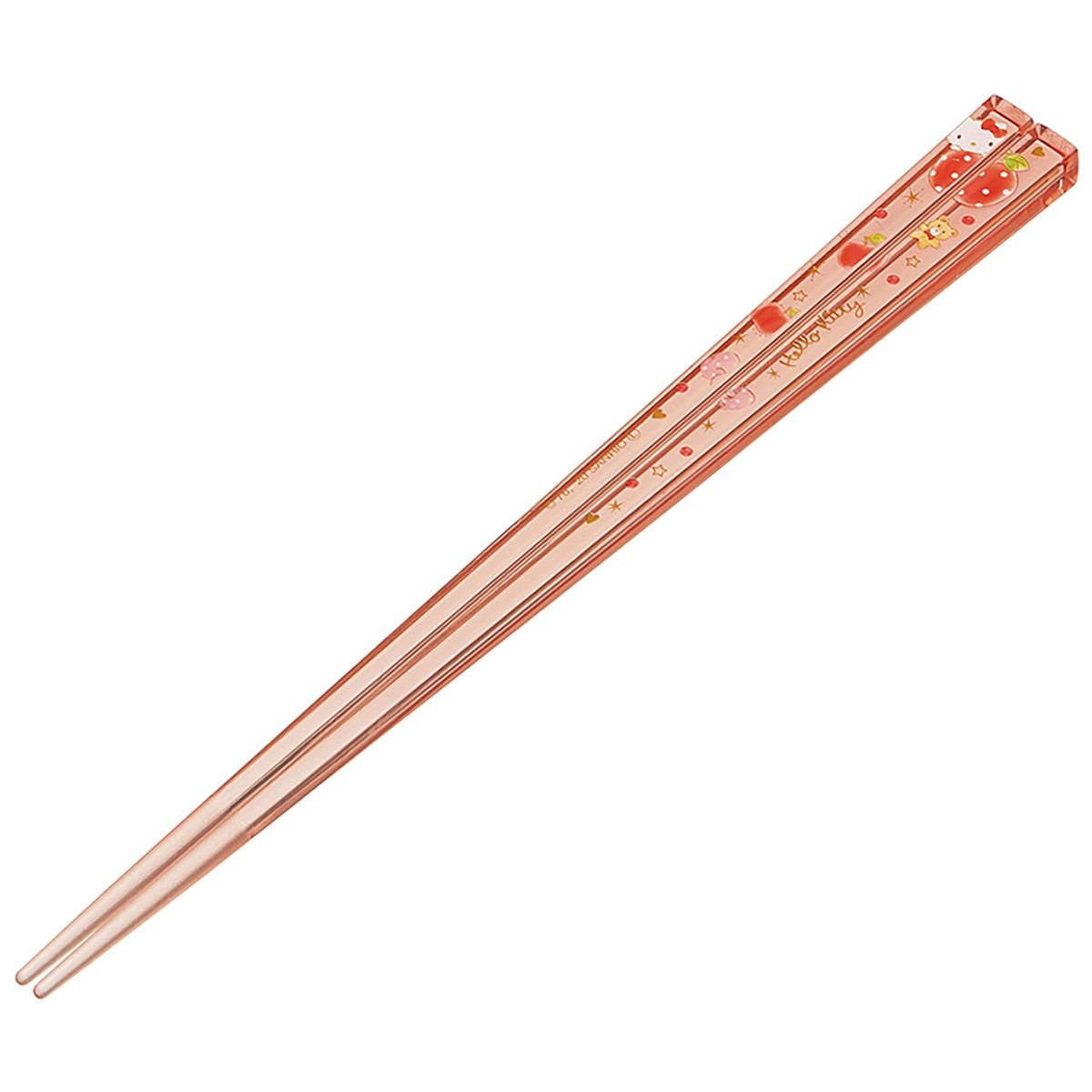 画像1: スケーター（Ｓｋａｔｅｒ） アクリル 箸 ２１ｃｍ 食洗機対応 サンリオ ハローキティ ハピネスガール 女の子 ＡＡＣ４５?Ａ (1)