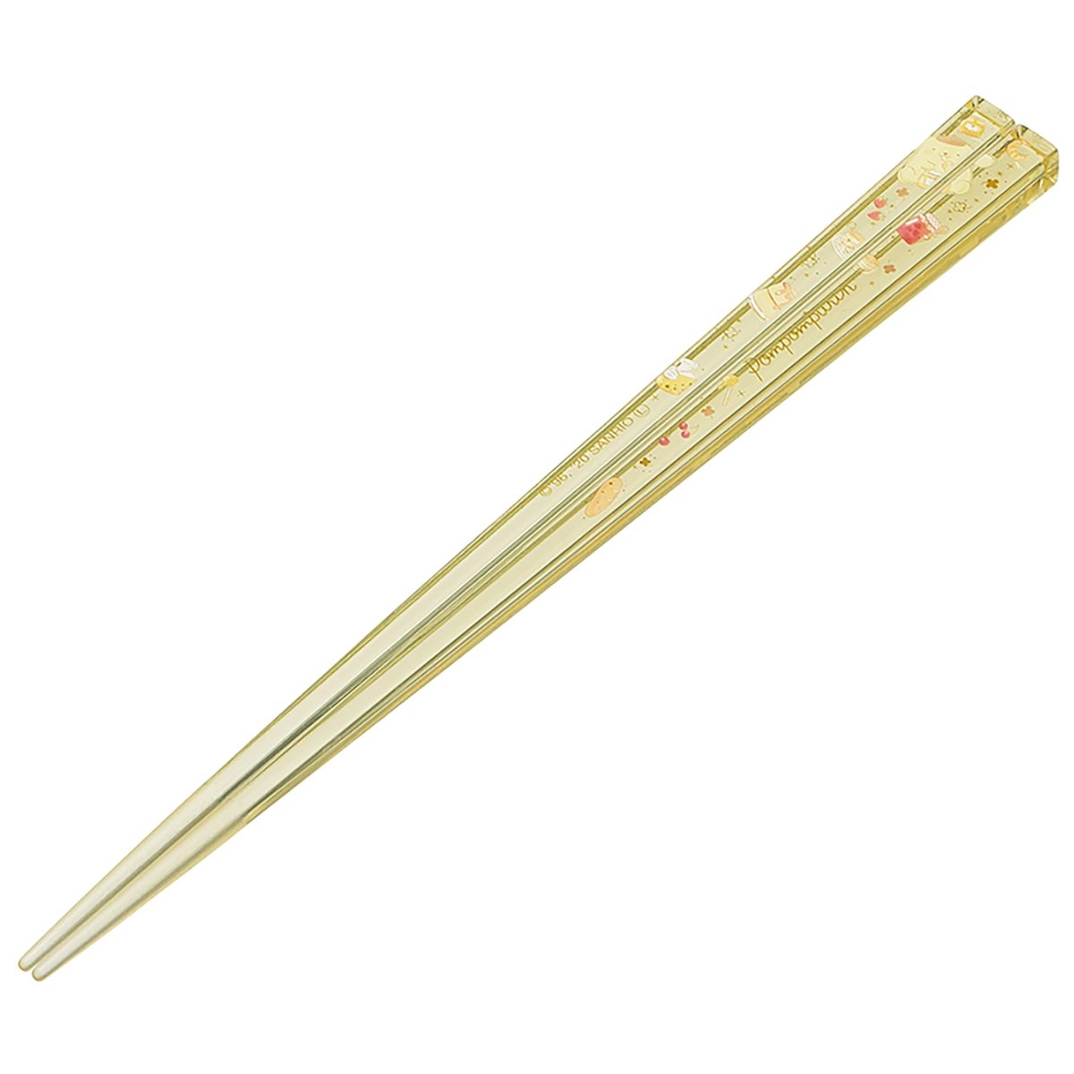 画像1: スケーター （ｓｋａｔｅｒ） 食洗機対応 アクリル 箸 ２１ｃｍ ポムポムプリン ハピネスガール サンリオ ＡＡＣ４５ (1)