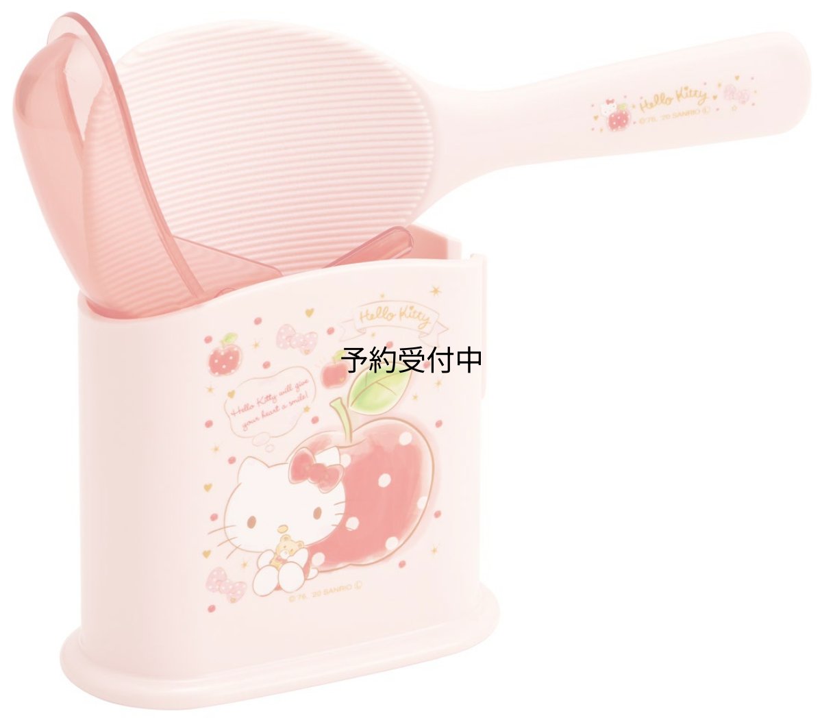 画像1: スケーター （ｓｋａｔｅｒ） へら ケース付 しゃもじ ハローキティ ハピネスガール サンリオ 日本製 ＳＭＳ１ １９ｃｍ (1)