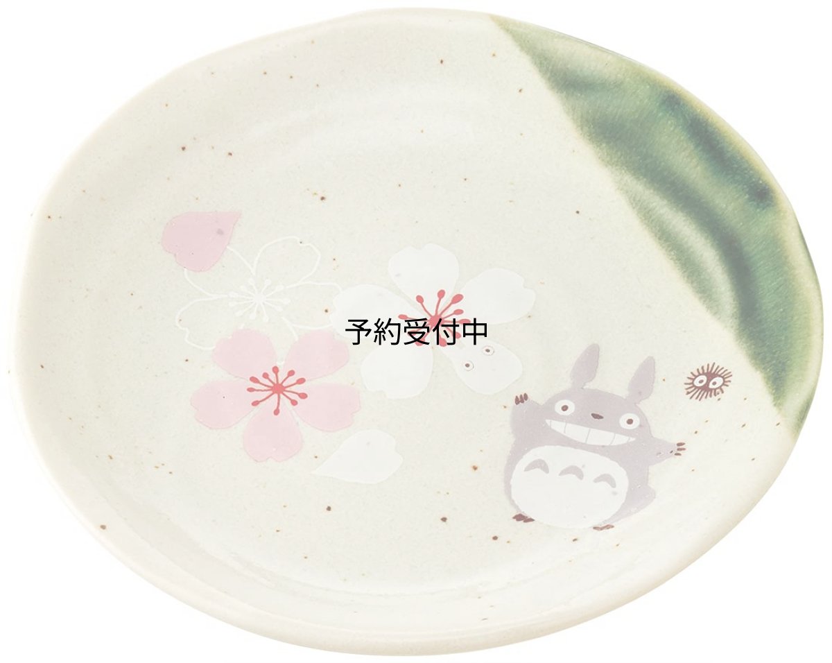 画像1: スケーター （ｓｋａｔｅｒ） ＳＴＵＤＩＯ ＧＨＩＢＬＩ 美濃焼 小皿 となりのトトロ スタジオジブリ １３ｘ２．５ｃｍ ＣＨＭＤ１?Ａ (1)