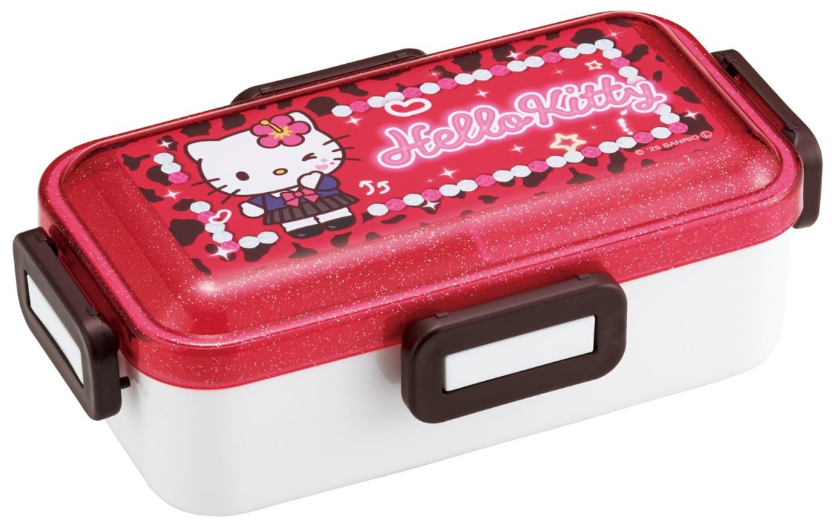 画像1: スケーター（Ｓｋａｔｅｒ） 弁当箱 ふわっと盛れる ランチボックス １段 ５３０ｍｌ 食洗機対応 レンジ対応 日本製 サンリオ ハローキティ スクール ＰＦＬＢ６?Ａ (1)