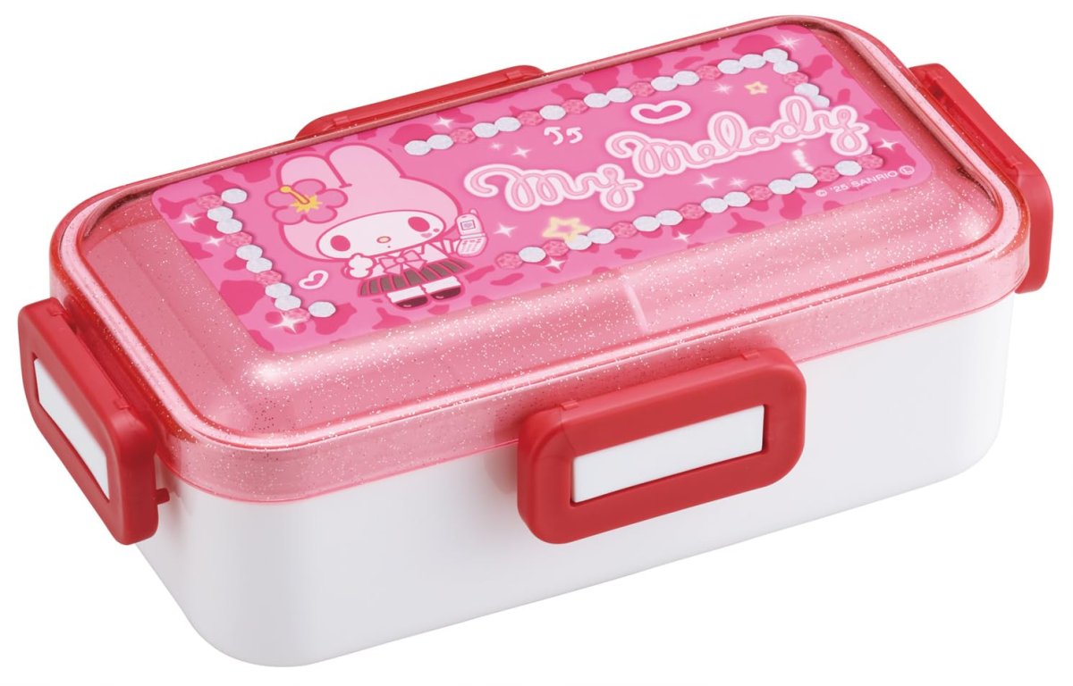 画像1: スケーター（Ｓｋａｔｅｒ） 弁当箱 ふわっと盛れる ランチボックス １段 ５３０ｍｌ 食洗機対応 レンジ対応 日本製 サンリオ マイメロディ スクール ＰＦＬＢ６?Ａ (1)