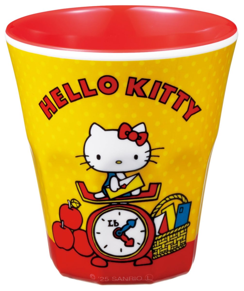 画像1: スケーター（Ｓｋａｔｅｒ） 子供用 メラミン タンブラー ２７０ｍｌ サンリオ ハローキティ レトロ ２５ ＭＴＢ２?Ａ (1)