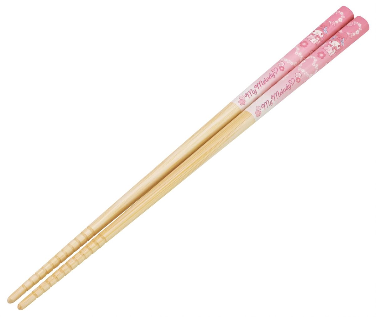 画像1: スケーター（Ｓｋａｔｅｒ） 箸 竹箸 ２１ｃｍ すべり止め加工 食洗機対応 日本製 サンリオ マイメロディ さくらマジック ＡＮＴ４Ｊ?Ａ (1)