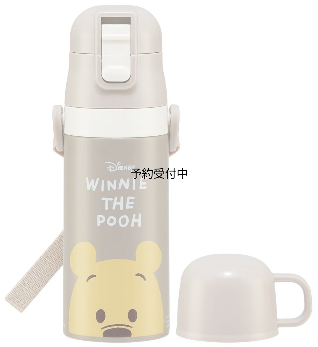 画像1: スケーター（Ｓｋａｔｅｒ） 水筒 子供用 ２ＷＡＹ ストロー飲み ４００ｍｌ コップ飲み ３５０ｍｌ ディズニー くまのプーさん ステンレス 軽量タイプ 保温保冷 小容量 ｗａｔｅｒｂｏｔｔｌｅ スポーツボトル キッズ こども 水瓶 ＳＫＣＰ３?Ａ (1)