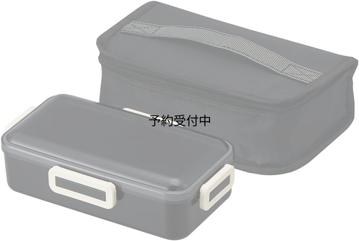 画像1: スケーター（Ｓｋａｔｅｒ） 抗菌 ふんわり盛れる ドーム型フタ 弁当箱 ８３０ｍｌ 保冷バッグ付 ブラック 日本製 ＫＣＰＦＬＢ８ＡＧ?Ａ (1)