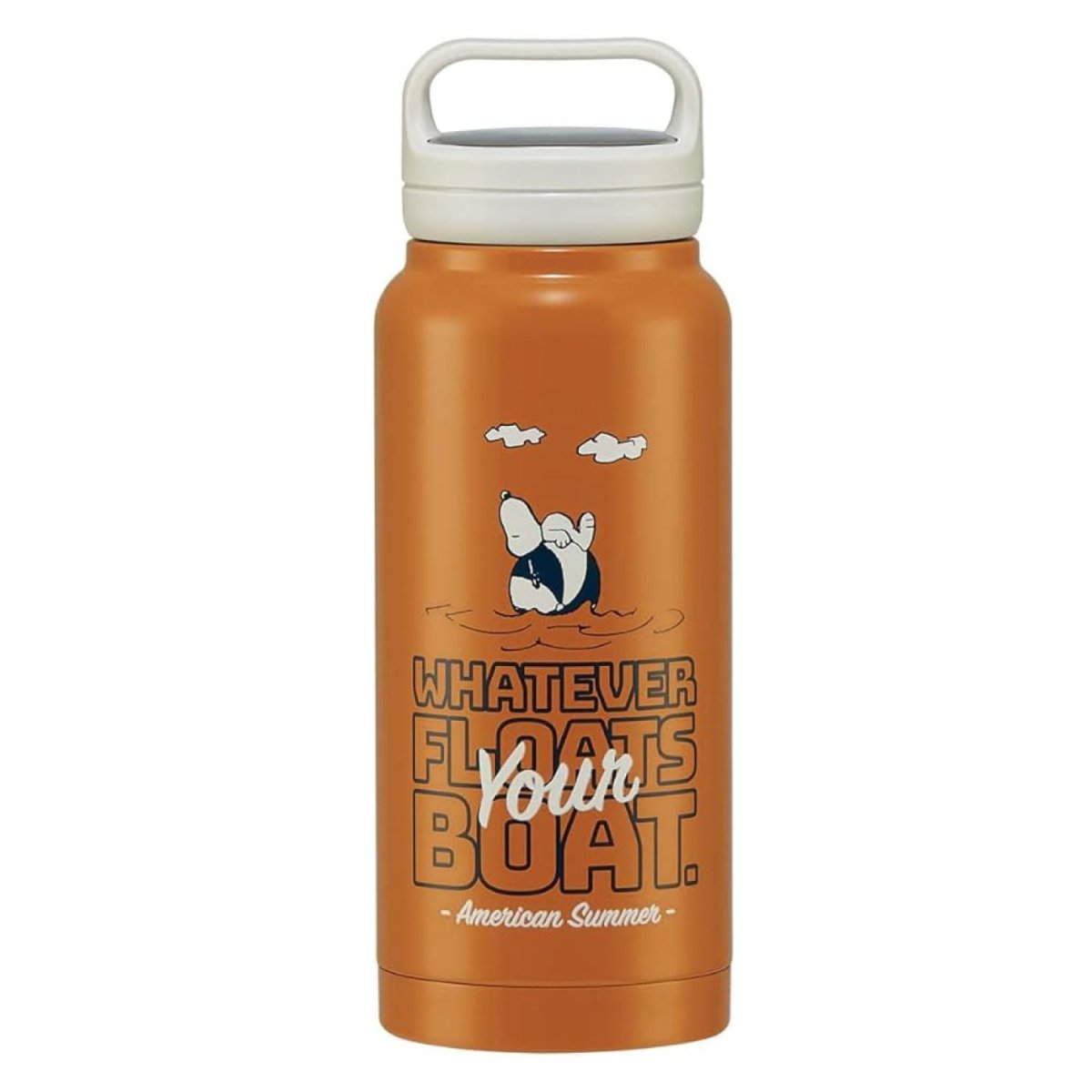 画像1: スケーター （ｓｋａｔｅｒ） 保温 保冷 ステンレス マグボトル ８００ｍｌ スクリューハンドル付 スヌーピー ＳＴＳＣ８?Ａ (1)