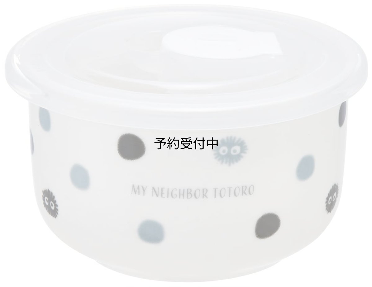 画像1: スケーター （ｓｋａｔｅｒ） 陶磁器 小鉢 Ｓ エア弁 付き ２００ｍｌ レンジパック 保存容器 まっくろくろすけ スタジオジブリ ＣＰＳ１?Ａ (1)