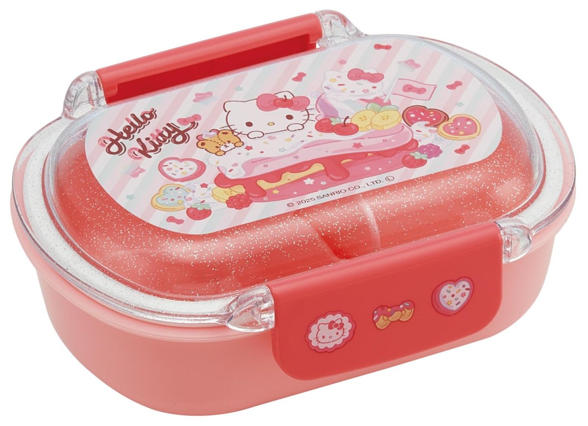 画像1: スケーター（Ｓｋａｔｅｒ） 弁当箱 洗いやすい ランチボックス ふわっと盛れるフタ 子供用 ３６０ｍｌ レンジ対応 食洗機対応 日本製 サンリオ ハローキティ Ｆａｎｃｙ Ｓｎａｃｋｓ Ｗｅｅｔｓ 女の子 ＱＴＡＦ２ＢＡ?Ａ (1)