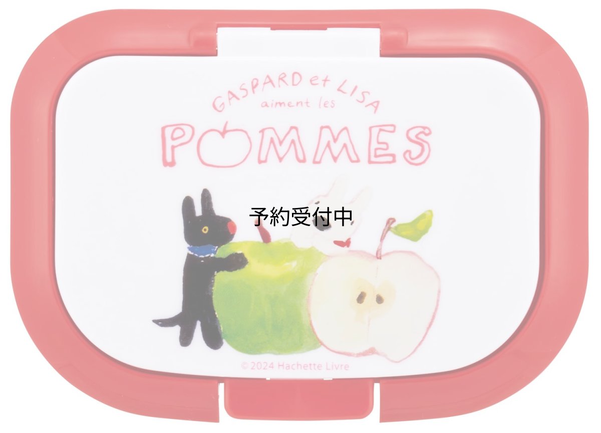 画像1: スケーター（Ｓｋａｔｅｒ） 抗菌 ウェットシート用フタ おしりふき 手口ふきフタ カバー リサとガスパール ＰＯＭＭＥ柄 ＷＴＬ１ＡＧ (1)