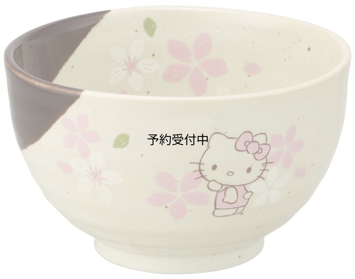 画像1: スケーター（Ｓｋａｔｅｒ） 美濃焼 小丼 ハローキティ さくら サンリオ １２．８ｘ８ｃｍ ＣＨＭＢ１?Ａ (1)