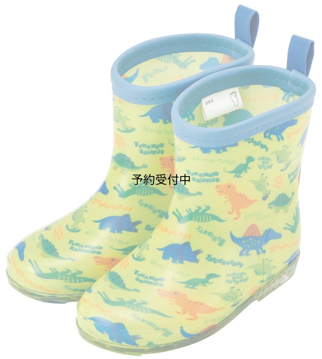 画像1: スケーター（Ｓｋａｔｅｒ） レインブーツ シューズ 長靴 子供用 ディノサウルス ピクチャー 反射テープ付 １６ｃｍ ＲＩＢＴ１６?Ａ (1)