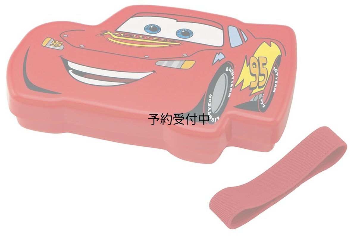 画像1: スケーター（Ｓｋａｔｅｒ） ダイカット ランチボックス ２８０ｍｌ 弁当箱 ディズニー カーズ ＬＢＤ２?Ａ (1)