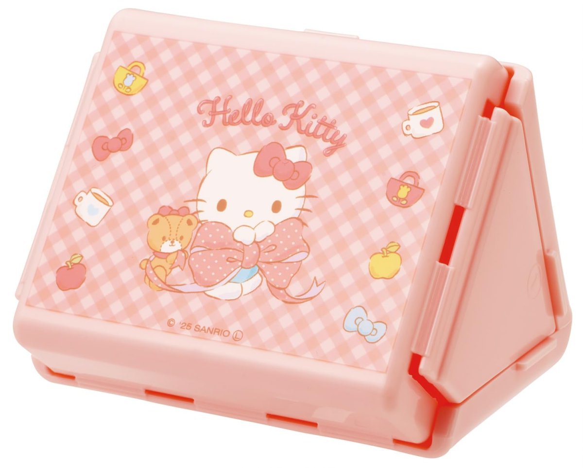 画像1: スケーター（Ｓｋａｔｅｒ） 折りたたみ たためる おにぎりケース 日本製 サンリオ ハローキティ ビッグリボン ＦＯＮ１?Ａ (1)