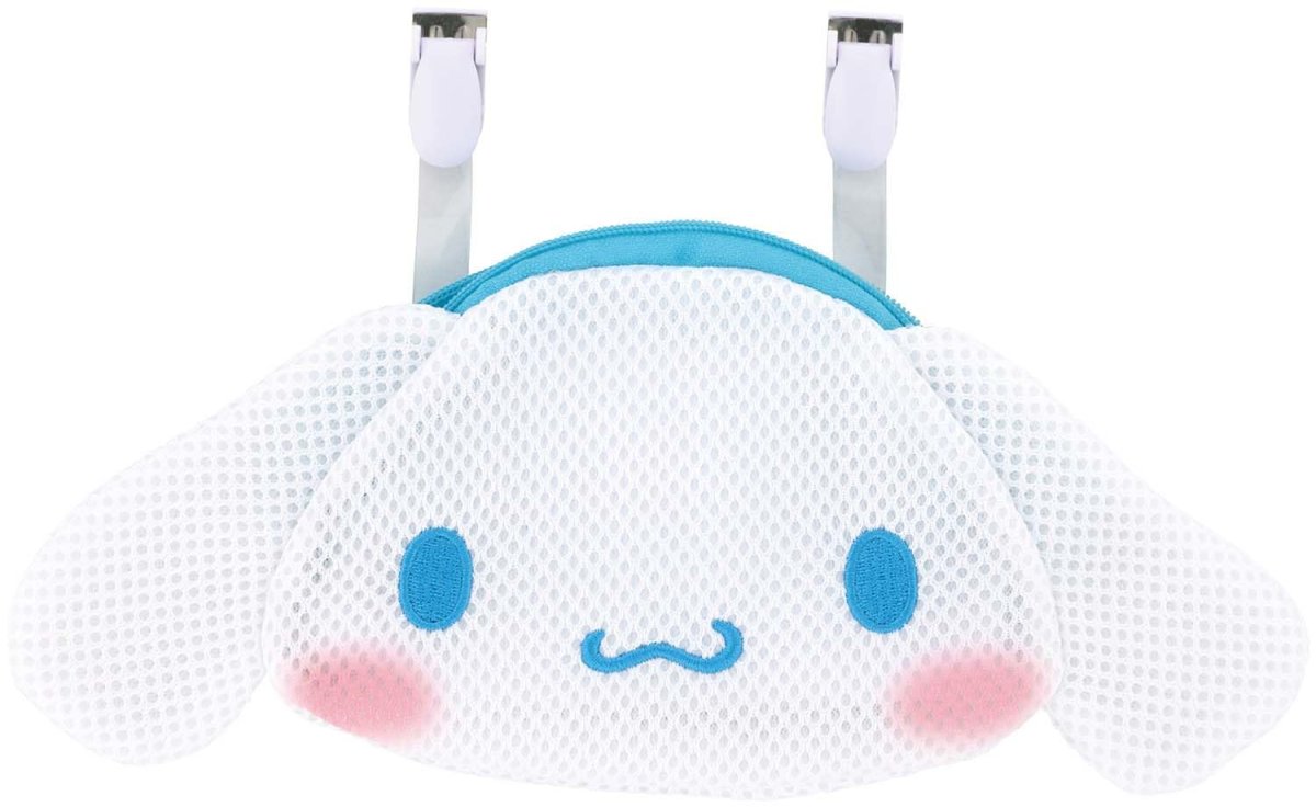 画像1: スケーター（Ｓｋａｔｅｒ） ダイカット おでかけポケット ポーチ ポシェット メッシュ ショルダーベルト付 ２ＷＡＹ サンリオ シナモロール ＯＤＫＰＭ２Ｄ?Ａ (1)