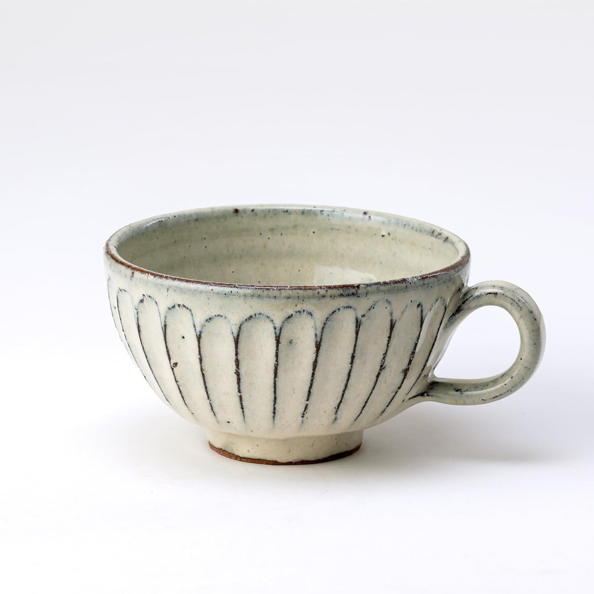 画像1: 鴻月（こうげつ） スープカップ スープ皿 スープマグ 陶器 信楽焼 日本製 ３?３３０５?Ａ (1)