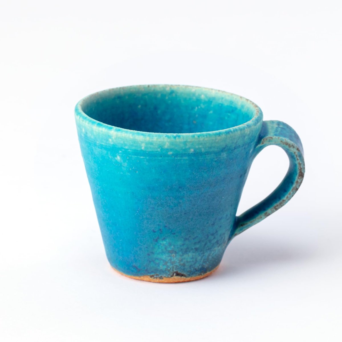 画像1: 鴻月（こうげつ） エスプレッソカップ コーヒーカップ 陶器 信楽焼 ブルー (1)