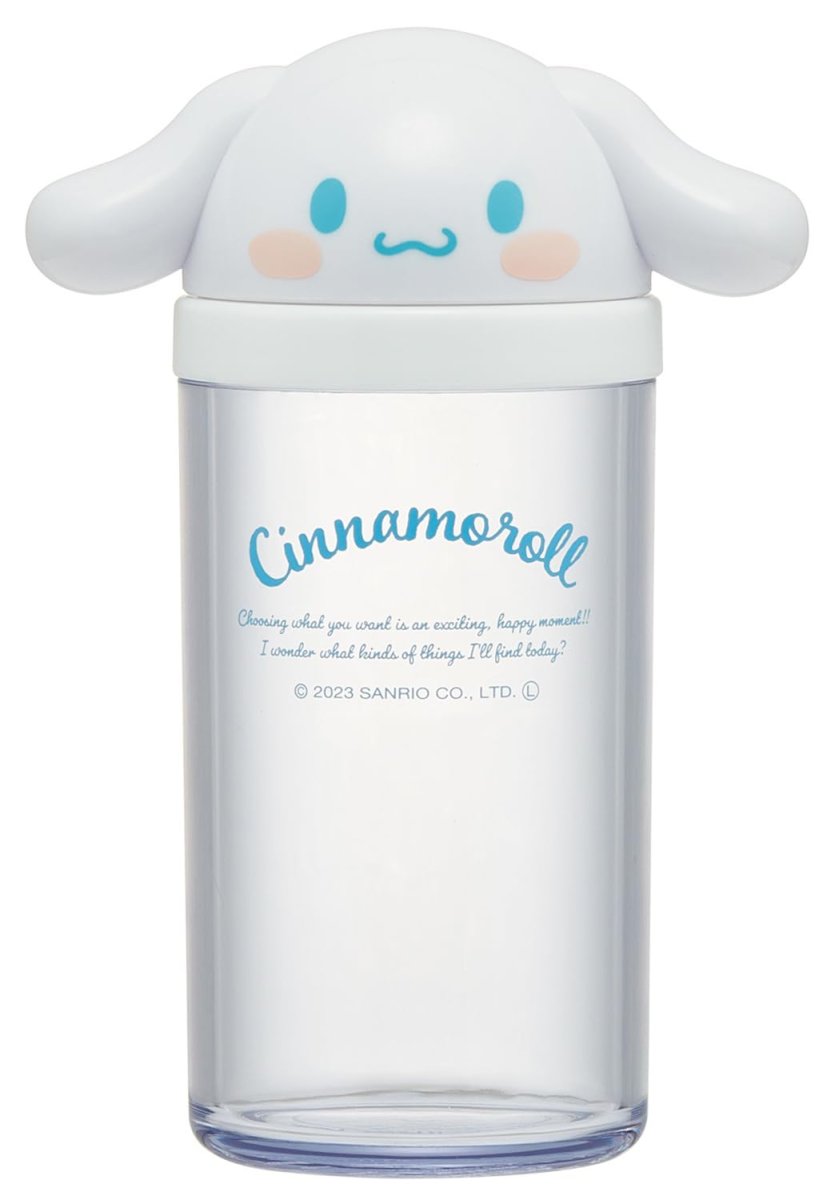 画像1: スケーター（Ｓｋａｔｅｒ） ダイカット ふりかけ 調味料 ケース ２２０ｍｌ 回転式 サンリオ シナモロール ＴＷ９２Ｄ (1)