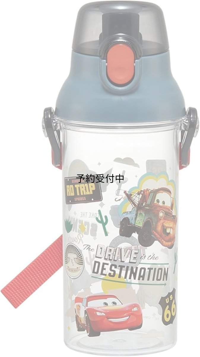 画像1: スケーター（Ｓｋａｔｅｒ） 水筒 ４８０ｍｌ ディズニー カーズ ２４ プラスチック製 クリアボトル 子供用 日本製 ＰＳＢ５ＴＲ?Ａ (1)