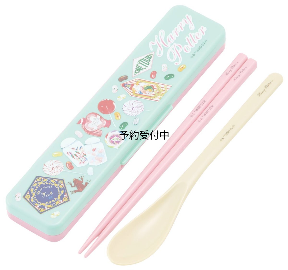 画像1: スケーター（Ｓｋａｔｅｒ） 箸 スプーン コンビセット １８ｃｍ 抗菌加工 お弁当 大人用 シリコンクッション付きで音がならない 日本製 ハリー・ポッター ハニードュークス ＣＣＳ３ＳＡＡＧ?Ａ (1)