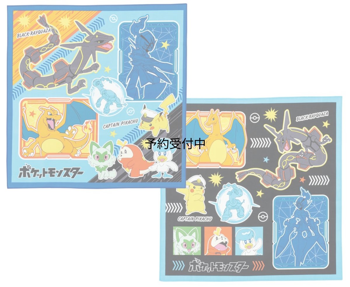 画像1: スケーター（Ｓｋａｔｅｒ） お弁当クロス ランチクロス 子供用 ２枚セット ポケモン ２４ 男の子 ＫＢ４ＷＮ (1)