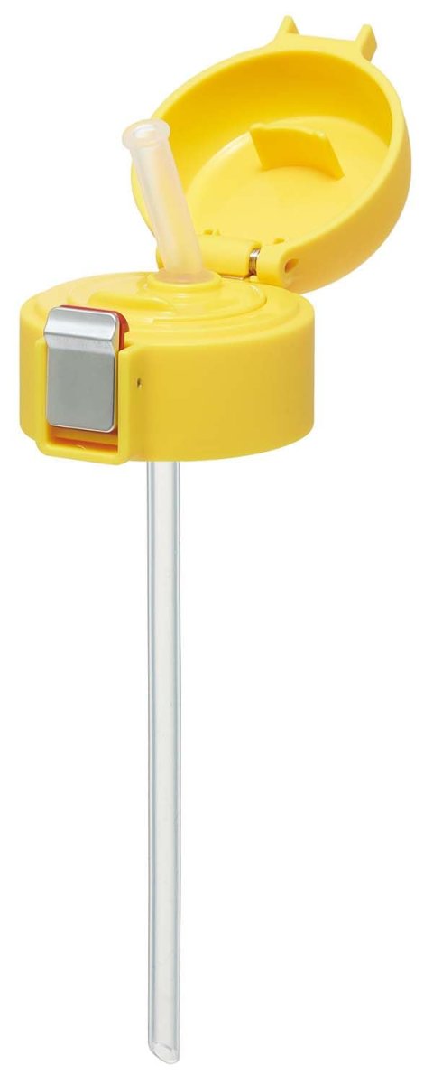 画像1: スケーター（Ｓｋａｔｅｒ） ＳＴＯＴ３ＳＴ用 キャップユニット ワンタッチストロー ステンレスボトル用 パーツ部品 イエロー パーツ 替え 予備 スペア Ｐ?ＳＴＯＴ３ＳＴ?ＣＵ?Ａ (1)
