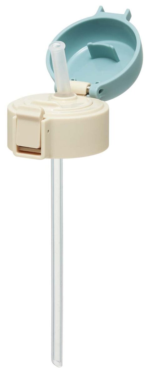 画像1: スケーター（Ｓｋａｔｅｒ） ＳＴＯＴ３ＳＴ用 キャップユニット ワンタッチストロー ステンレスボトル用 パーツ部品 水色 パーツ 替え 予備 スペア Ｐ?ＳＴＯＴ３ＳＴ?ＣＵ?Ａ (1)