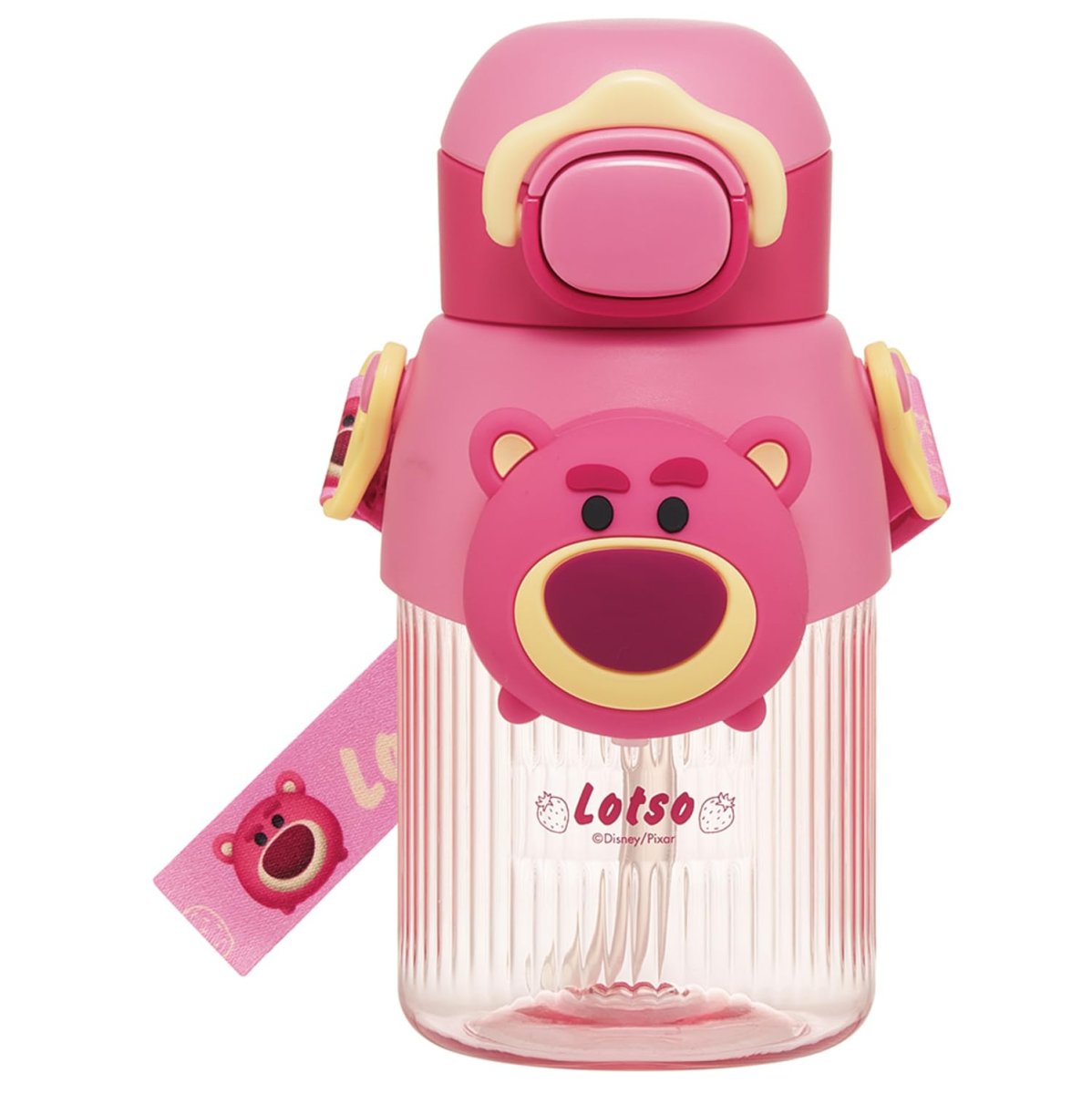 画像1: スケーター（Ｓｋａｔｅｒ） 立体 マスコット付き ストロー ボトル 水筒 ５９０ｍｌ ディズニー ツムツム ロッツォ Ｄｉｓｎｅｙ 男の子 女の子 子供 キッズ かわいい ストロータイプ ＰＭＳＨＰ６?Ａ (1)