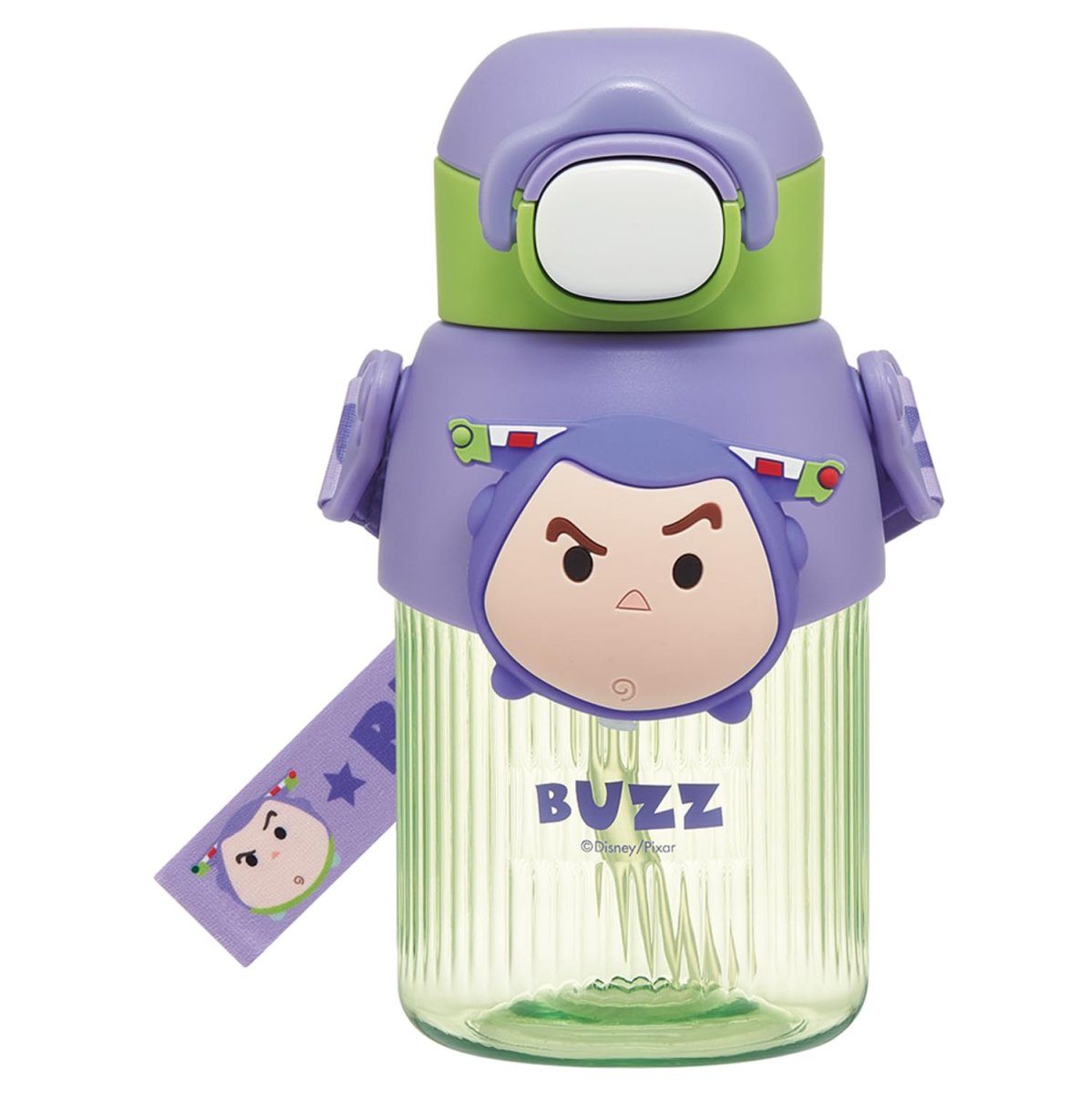 画像1: スケーター（Ｓｋａｔｅｒ） 立体 マスコット付き ストロー ボトル 水筒 ５９０ｍｌ ディズニー ツムツム バズ Ｄｉｓｎｅｙ 男の子 女の子 子供 キッズ かわいい ストロータイプ ＰＭＳＨＰ６?Ａ (1)